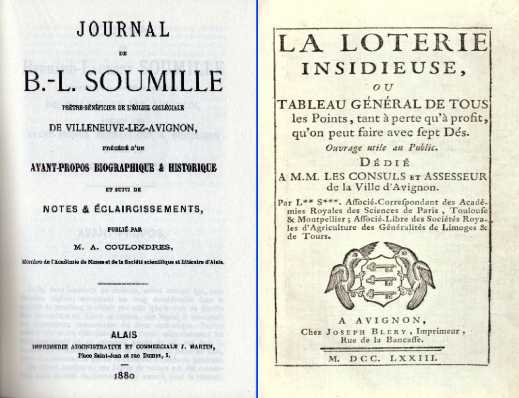 journal de Bernard Laurent Soumille